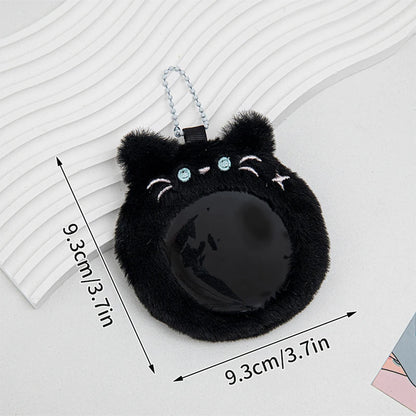 Cute Plush Photo Card Holder - Kpop Idol Bus Card Protector & Picture Album Case