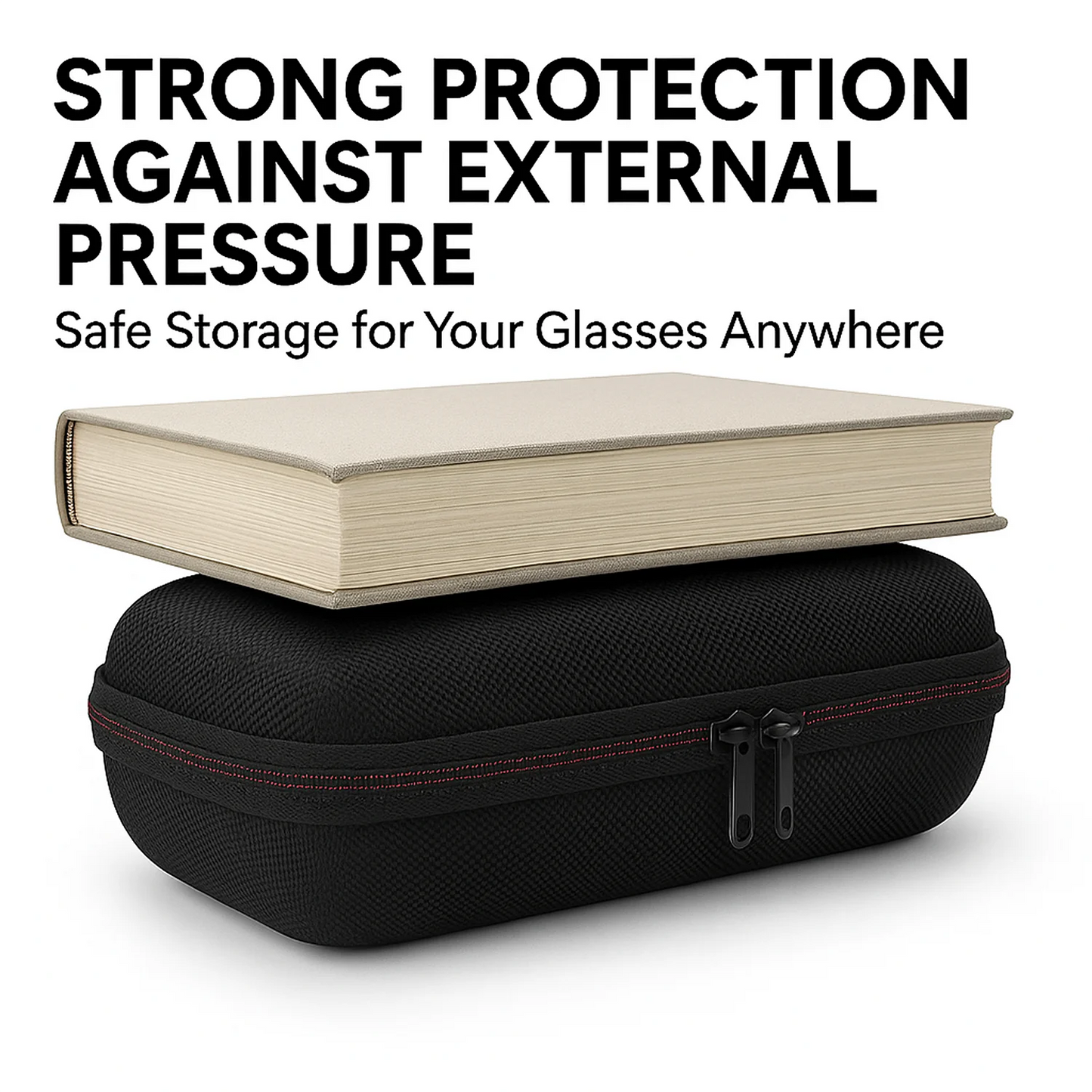 Protective Hard Glasses Case for Ray-Ban Meta – EVA Carrying Case for Wayfarer, Skyler & Headliner Smart Glasses