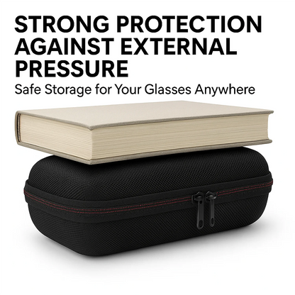 Protective Hard Glasses Case for Ray-Ban Meta – EVA Carrying Case for Wayfarer, Skyler & Headliner Smart Glasses