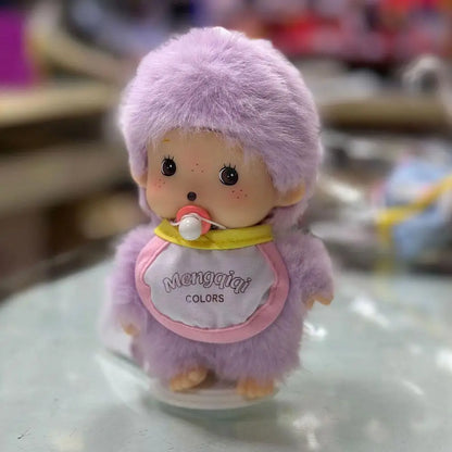 15cm Monkey Monqi Plush Toy – Cute Street Boy Doll for Bedroom Decor & Children’s Birthday Gift