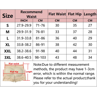 Women’s Butt Lifter Panty – Padded Body Shaper High Waist Tummy Control Underwear for Lifted Hips & Curves