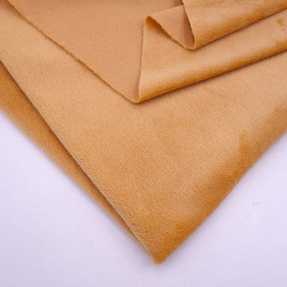 160CM/63" Wide Minky Plush Fabric – Super Soft Flannel Fabric for DIY Dolls, Toys, and Crafts, Sold by the Meter
