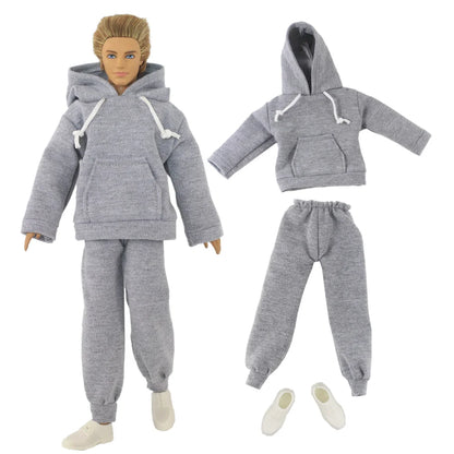 12-Inch Ken Doll Clothes – Casual Sweater Outfit, Multiple Styles Available