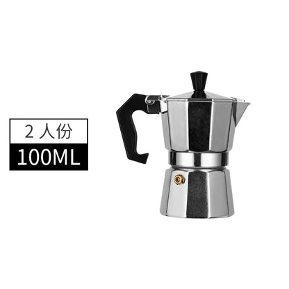 Mocha Coffee Pot – Italian Aluminum Octagonal Portable Coffee & Tea Maker
