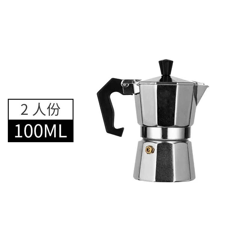 Mocha Coffee Pot - Aluminum Octagonal Stovetop Coffee & Tea Maker