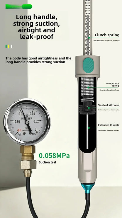 BAOLIAN Desoldering Pump - Manual Solder Sucker with Strong Vacuum Suction for Electronics Repair & DIY