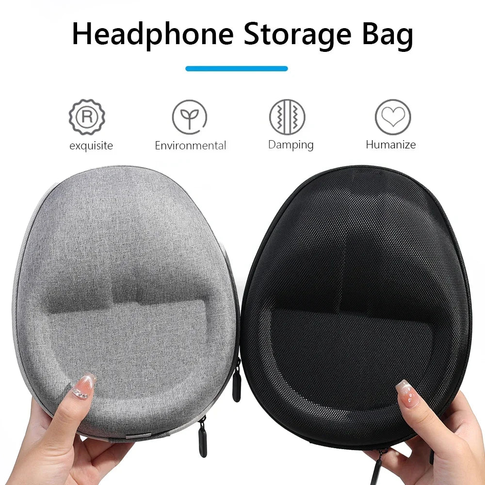 Shockproof EVA Headphone Case for Sony WH-1000XM4 – High-Capacity Protective Storage Bag for Earphones & Headsets