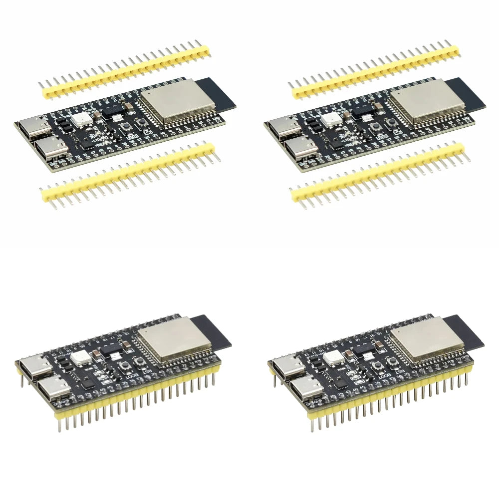 ESP32-S3 Development Board Kit - 44-Pin WiFi Bluetooth Module with Expansion Adapter & Type-C for Arduino Projects