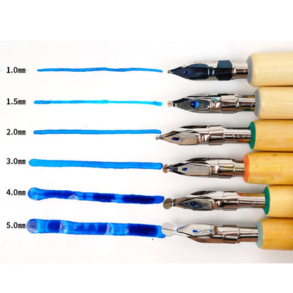 Premium Dip Pen Nib Set - Comic & Manga Line Drawing Pen Tips with Holder for Cartoon Art & Design