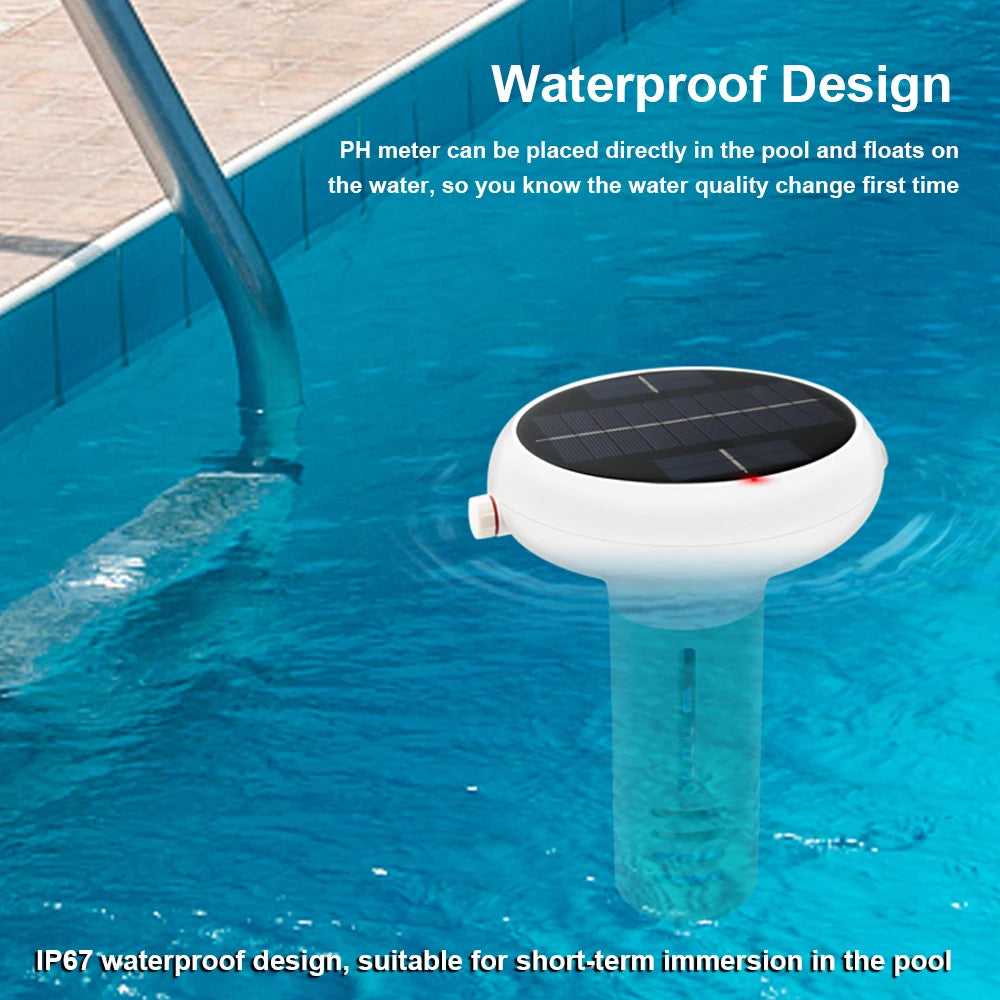 Tuya ZigBee 7 in 1 Chlorine Meter – PH, ORP, TDS, Salinity, Temp, and CL Test for Swimming Pool Water
