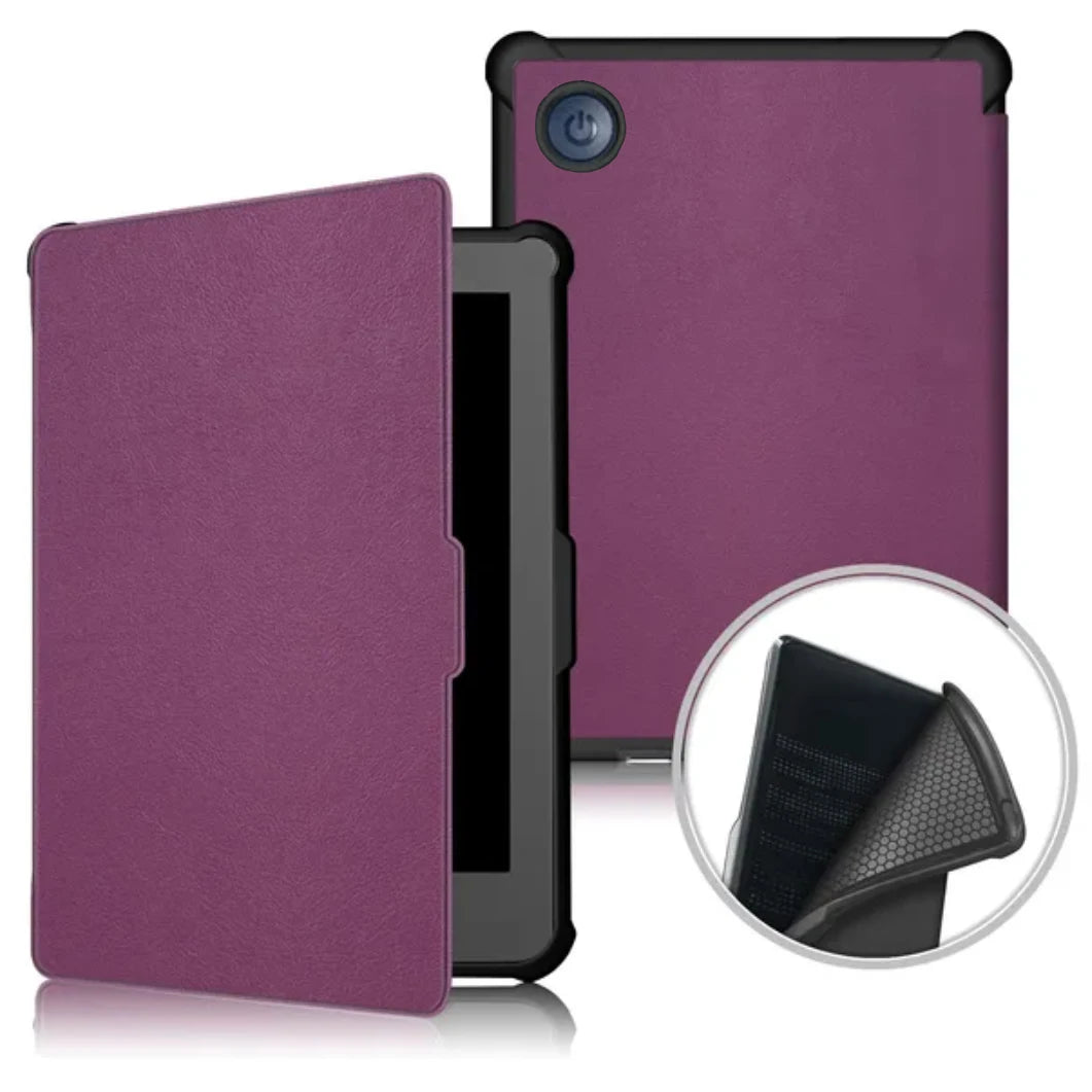 Kobo Clara BW/Clara Colour 2024 Case - 6 Inch Auto Wake Sleep PU Leather Cover, Soft Magnetic Ereader Hoesje N365 N367 Funda