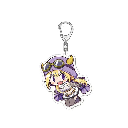 Puella Magi Madoka Magica Anime Keychain – Kaname, Akemi, Homura, Miki, Sayaka, Tomoe, Mami & Kyoko Fan Gift Keyring