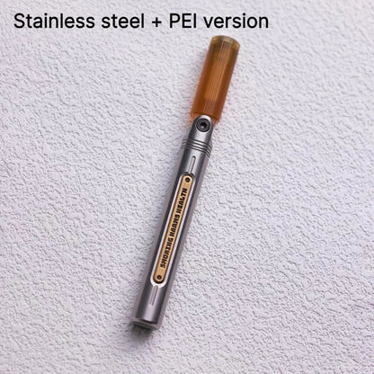 CHENYU EDC Laygen Mechanical Stress Relief Toy - Stainless Steel Fingertip Push Rod, Ultra-Dense Current Track Design
