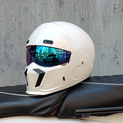 Retro Scorpion Half Motorcycle Helmet – Vintage Locomotive Style Multi-Purpose Moto Helmet (M-XXXL)