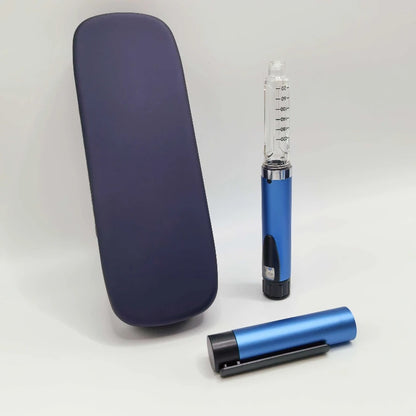 ChiJiaoDr Reusable Metal Insulin Pen — Sterile 3ml Cartridge Injection Syringe for Safe Medication Delivery
