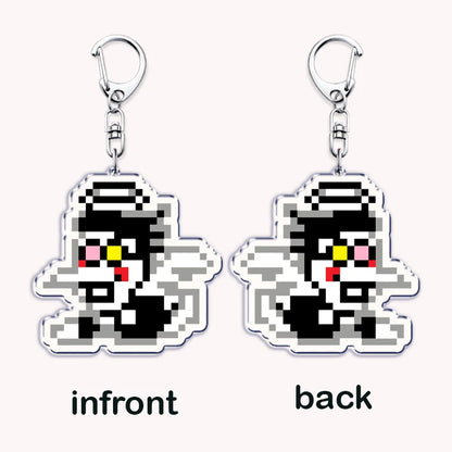 Deltarune & Undertale Keychains – Ralsei, Kris, Susie & Spamton Fan Gaming Accessories