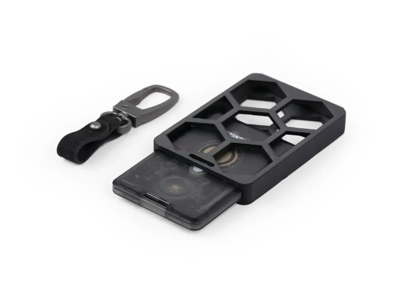 SenseCAP Meshtastic LoRa T1000E Protective Case - Leather Keychain Cover for Card Tracker
