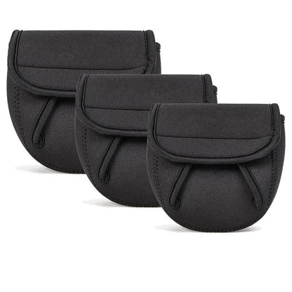 Waterproof Neoprene Fishing Reel Cover Bag – S/M/L Spinning Reel Protective Storage Case for Outdoor Fishing Gear Protection