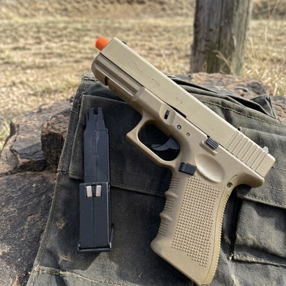 G17 Electric Toy Pistol - Nylon Frame Semi-Automatic Toy Blaster with Rechargeable Battery, Bullets Not Included