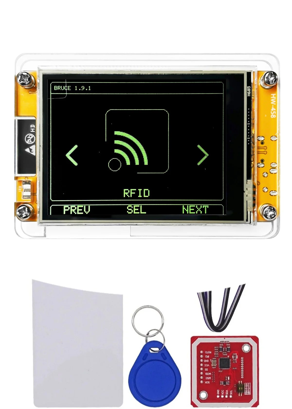 ESP32 Bruce CYD Wireless Module - Wi-Fi, Bluetooth, NFC, GNSS & PN532 Network Security Development Board