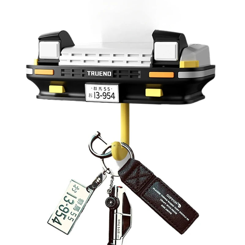 AE86 Car Headlight Wall Key Holder - Wall-Mounted Key Hanger Hook for Car Enthusiasts & Unique Gifts