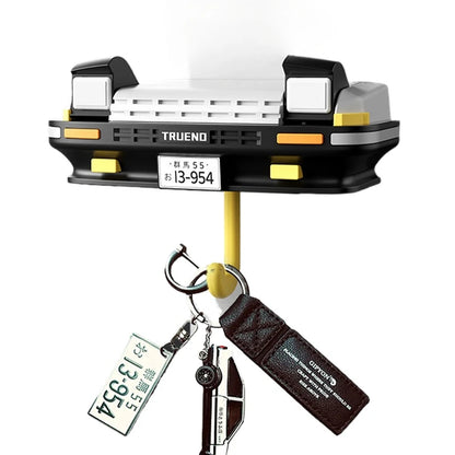 AE86 Car Headlight Wall Key Holder - Wall-Mounted Key Hanger Hook for Car Enthusiasts & Unique Gifts