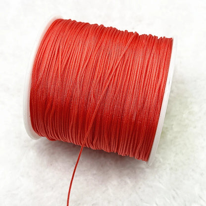 Nylon Macrame Cord Thread (0.4–1.5mm) – Braided DIY Bracelet, Beading & Tassel String