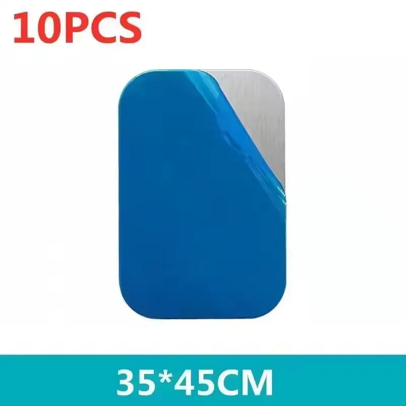 5/10-Piece Magnetic Metal Plate Stickers - Replacement Magnet Patches for Car Phone Holders, Tablets, and Mobile Phone Mounts