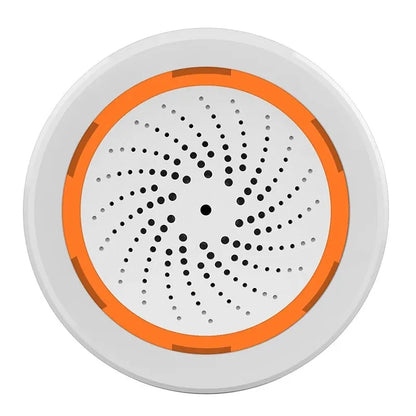 ONENUO Tuya Zigbee Smart Siren Alarm - Home Security Strobe Alert with USB Power & Built-In Battery