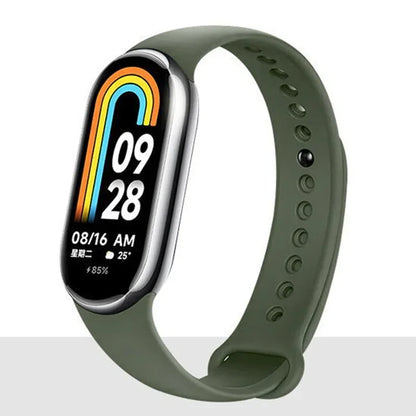 Silicone Sport Strap for Xiaomi Mi Band 8 NFC – Replacement Smartwatch Bracelet