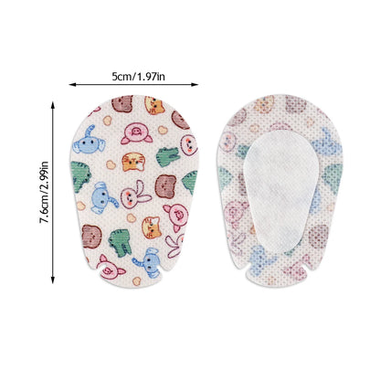 Cartoon Kids Eye Patch Bandages - Disposable Medical Sterile Eye Pads (20/60Pcs) - Breathable Amblyopia Aid