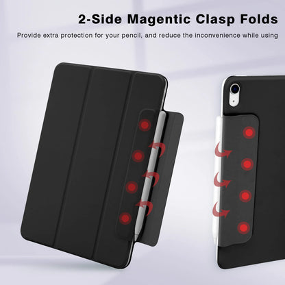 Magnetic Trifold Stand Case for iPad Pro & Air – Slim Fit for iPad Pro 12.9, Air 5/6, M4/M2 (2024 & 10th Gen)