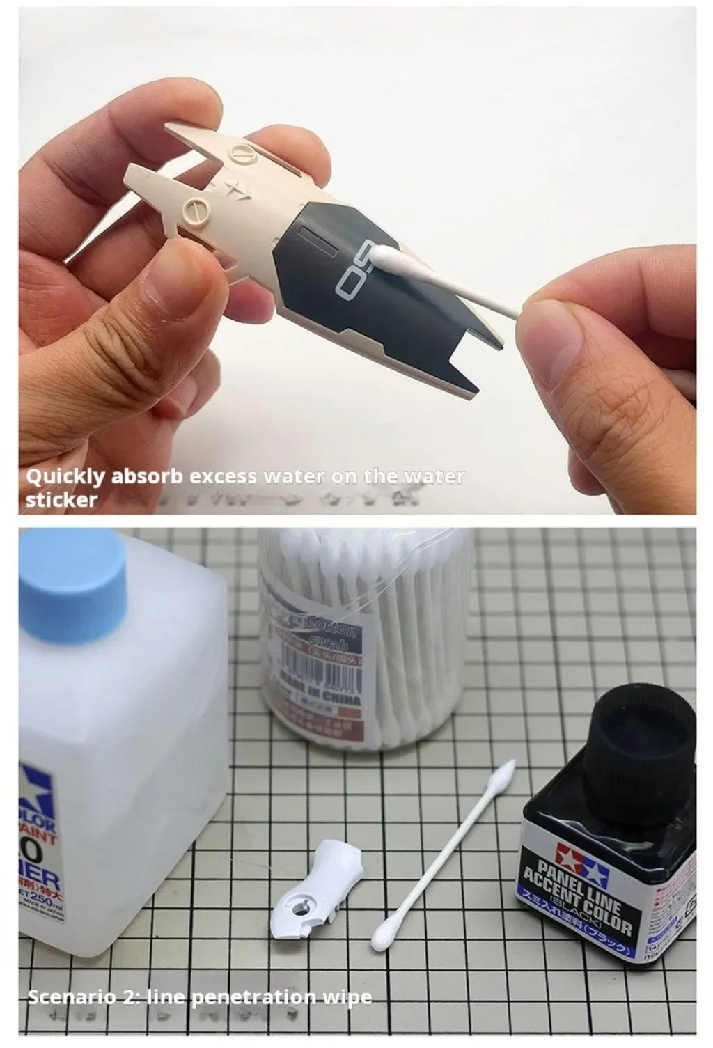 Stedi MP-20~27 Fluorescent Panel Liner Paint – 40g Water-Based Ink for Gundam GK Model Coloring & DIY Hobby Tools