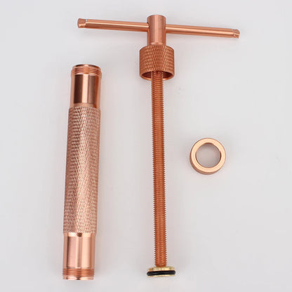 Cake Sculpture Clay Tool Gun – Rose Gold Fondant Extruder with 20 Tips for Sugar Paste Craft