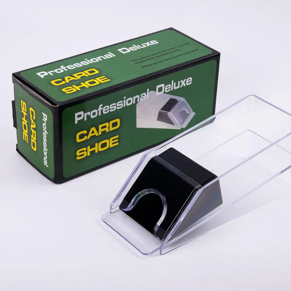 4/6-Deck Blackjack Shoe – Reusable Card Dealing Dispenser for Casino Games, Home Parties & Clubs