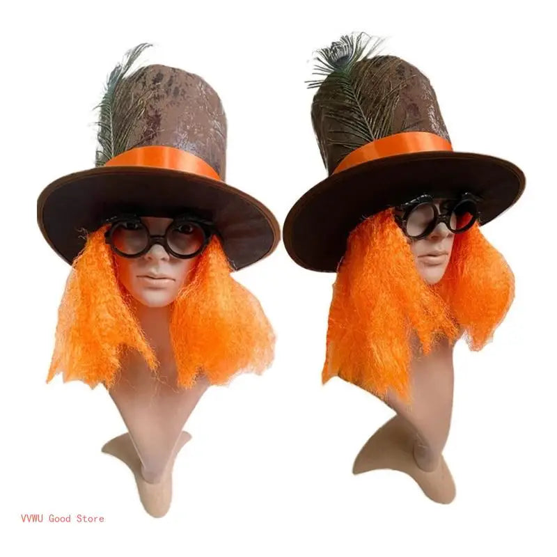 Cosplay Mad Hatter Top Hat – Adult & Teen Costume Hat for Carnival and Party Dress-Up