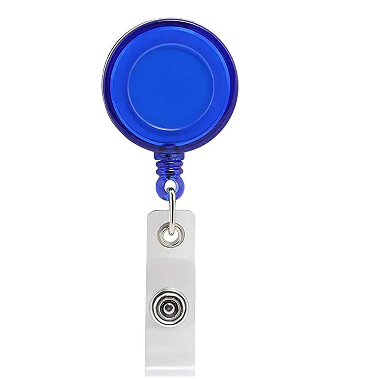 10pcs Retractable Badge Reels – Lanyard ID Holders for Office, School & Events
