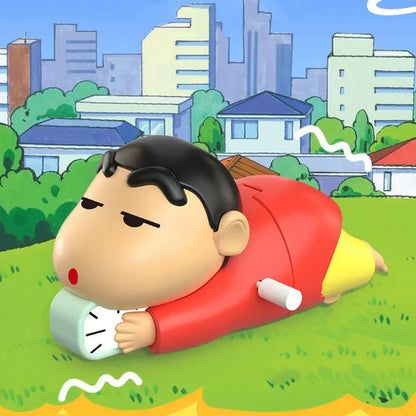 Crayon Shin-chan Clockwork Anime Figure Toy – Walking Alarm Clock Model, Dynamic Crawl Action Toy & Cute Desktop Gift Decor