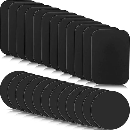 Universal Metal Plate Kit for Magnetic Car Mount – Adhesive Mobile Phone Holder Replacement for Xiaomi and All Smartphones