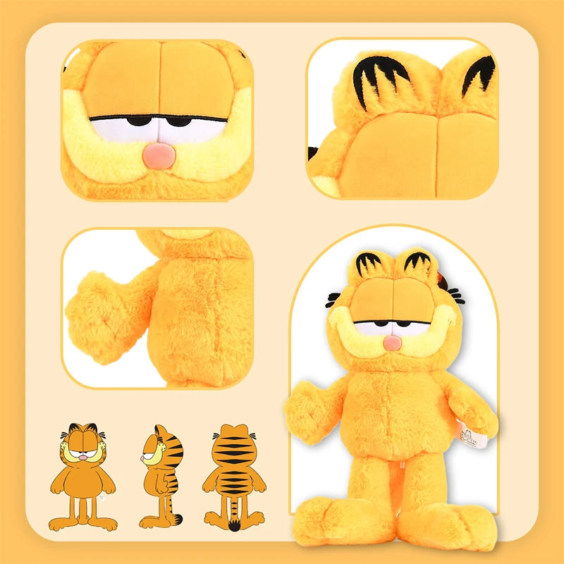 Original Garfield Family Plush Toys — Kawaii Soft Stuffed Garfield & Odie Dolls for Kids
