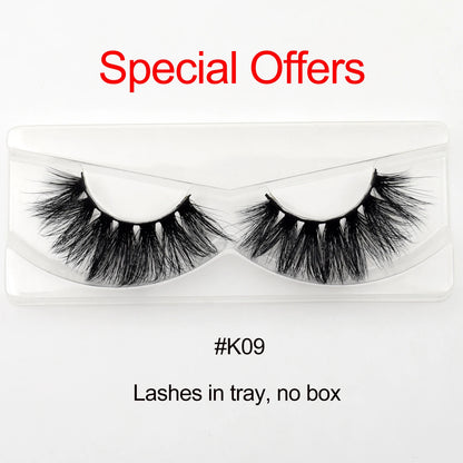 Visofree 3D Mink Eyelashes – 30/40/100 Pairs Handmade Full Strip Lashes with Tray, Cruelty-Free False Lashes for Makeup