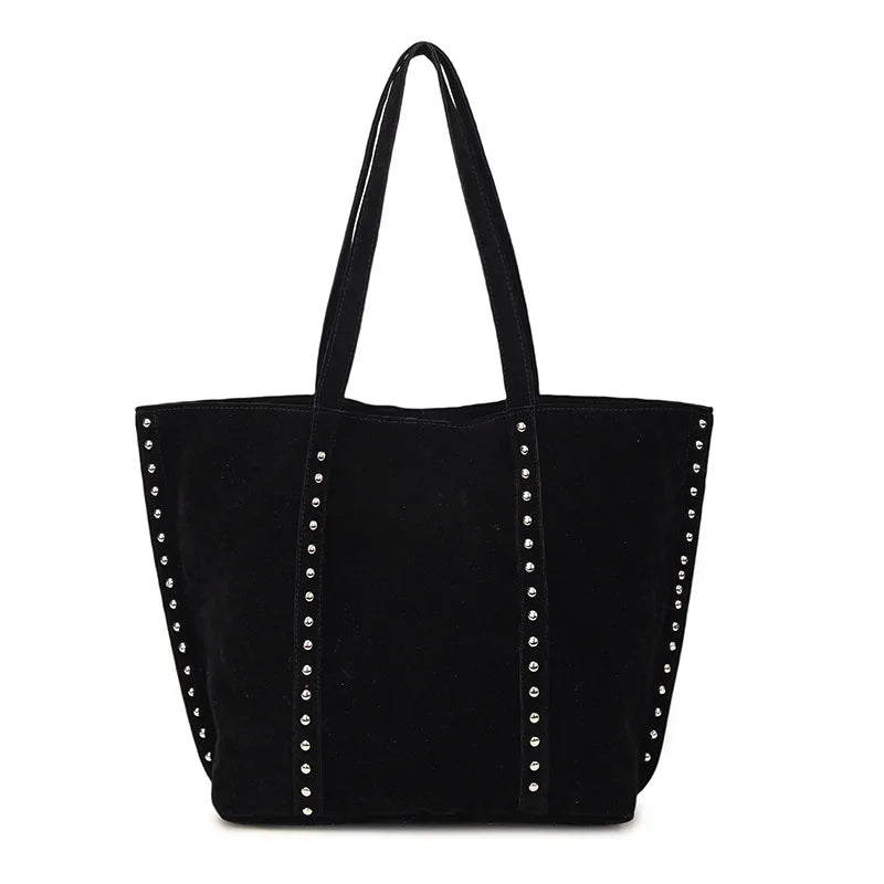 2025 Women’s Faux Suede Handbag – High-Quality, Versatile Large Capacity Shoulder Bag