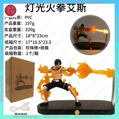 Rechargeable Dragon Ball Gogeta Lamp – Son Goku Kakarotto Kamehameha Wave Magnetic Anime Light