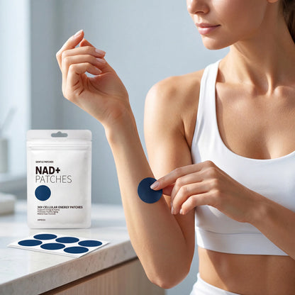 NAD+ Body Care Patches - Breathable, Skin-Friendly Daily Wellness Patches for Men & Women at Home, Work or Travel