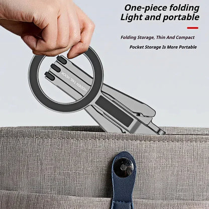 Aluminum Magnetic Phone Tripod – Foldable Universal Magsafe Holder & Camera Phone Stand