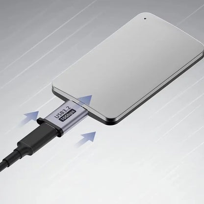 USB-C 3.0 to Micro B Adapter – Type-C Female to Micro B Male Connector for External Hard Drives, Samsung S5 & Laptop Devices
