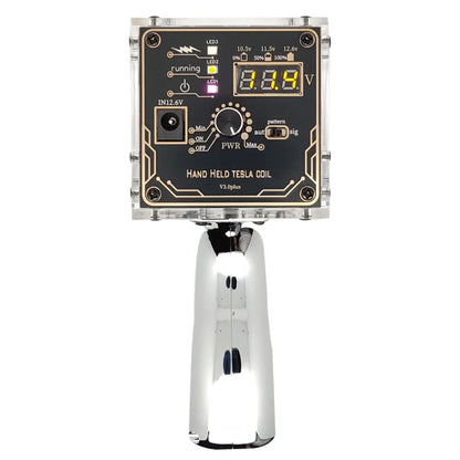 80W 6A Handheld Arc Generator - High-Voltage Magnetic Energy Generator for Tesla Coil Projects, Third-Generation Enhanced Model