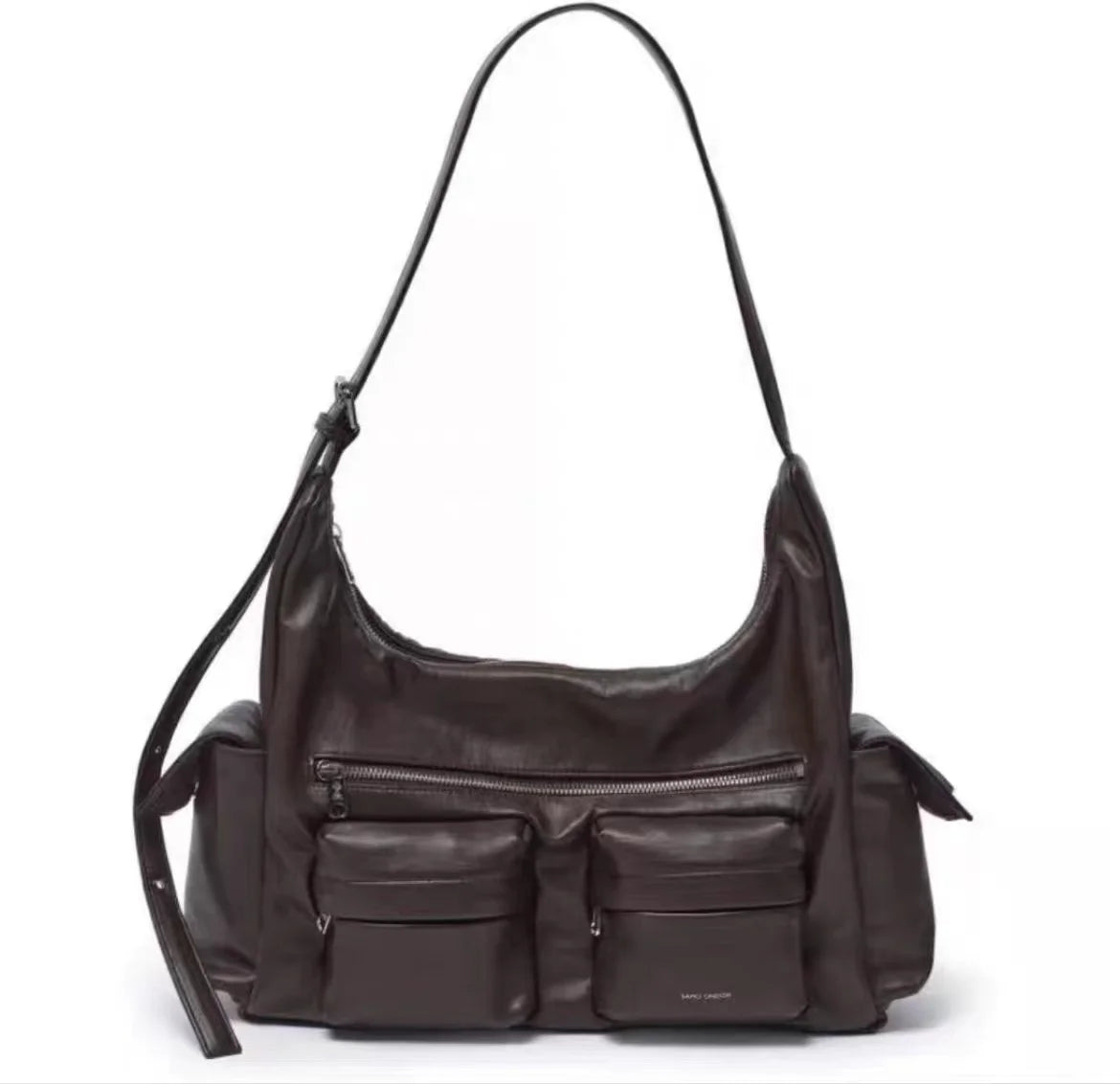 SAMO ONDOH South Korean Shoulder Bag — Hong Eun-Chae & Song Yuqi Inspired Motorcycle Underarm Bag
