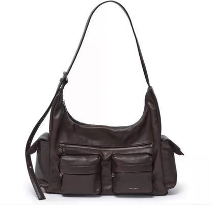 SAMO ONDOH South Korean Shoulder Bag — Hong Eun-Chae & Song Yuqi Inspired Motorcycle Underarm Bag
