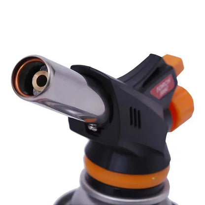 Butane Gas Torch Burner with Auto Ignition – Flame Gun for Welding, BBQ, Camping, and Cooking